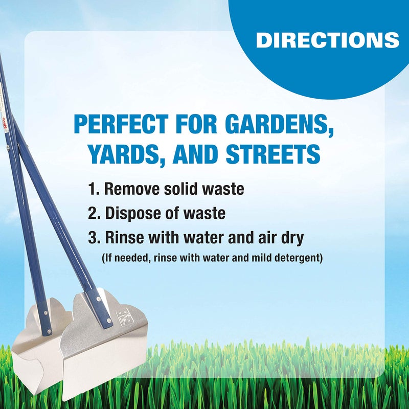 Four Paws Wee-Wee Pooper Scoopers for Dogs l Outdoor Rake l Spade & Pan l Pooper Scooper Set - Image 5